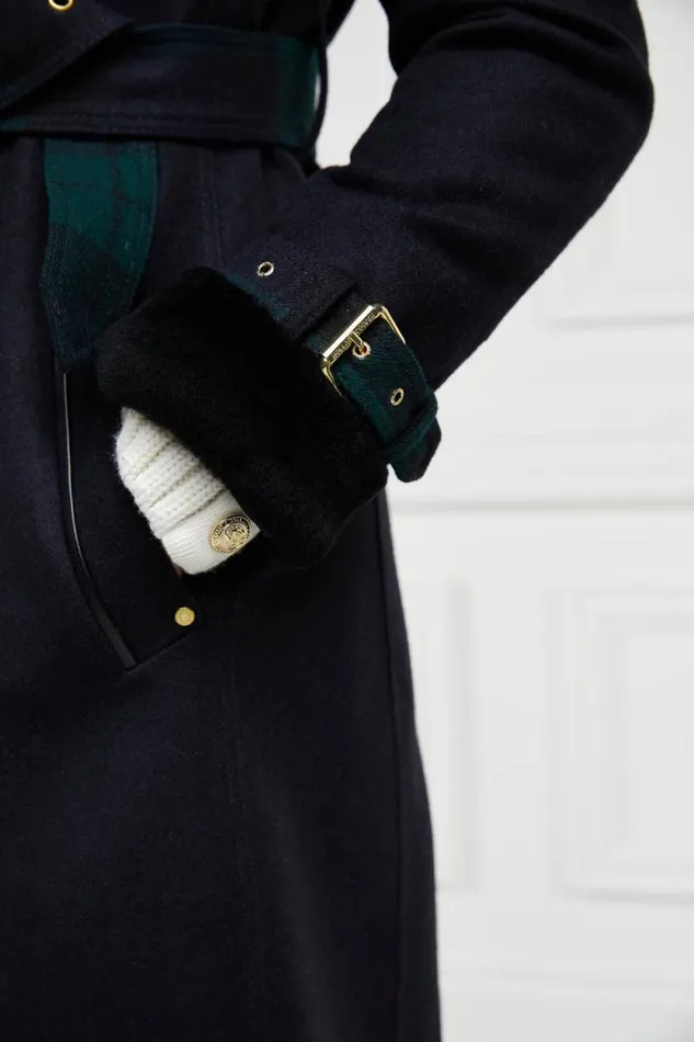 Women Gold Label Trench Soft Navy Blackwatch Holland Cooper Coats