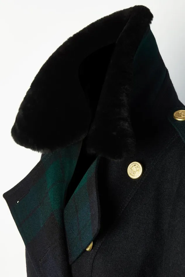 Women Gold Label Trench Soft Navy Blackwatch Holland Cooper Coats