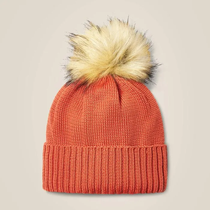 Women Hats and Caps Ariat Midlands Beanie Red Ochre