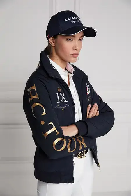 Women HC Equestrian Cap Ink Navy Holland Cooper Hats and Headbands