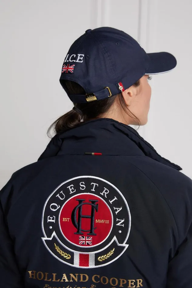Women HC Equestrian Cap Ink Navy Holland Cooper Hats and Headbands
