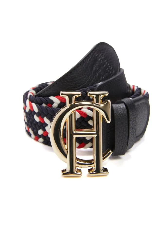 Women HC Heritage Belt Navy Tricolour Holland Cooper Belts Women HC Heritage Belt Navy Tricolour Holland Cooper Belts