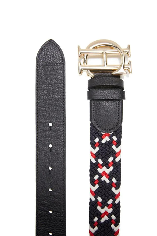 Women HC Heritage Belt Navy Tricolour Holland Cooper Belts Women HC Heritage Belt Navy Tricolour Holland Cooper Belts