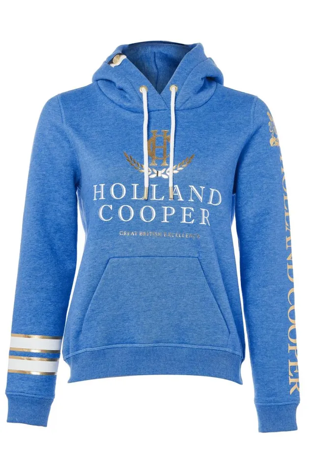 Women HC Heritage Hoodie Cobalt Holland Cooper Hoodies