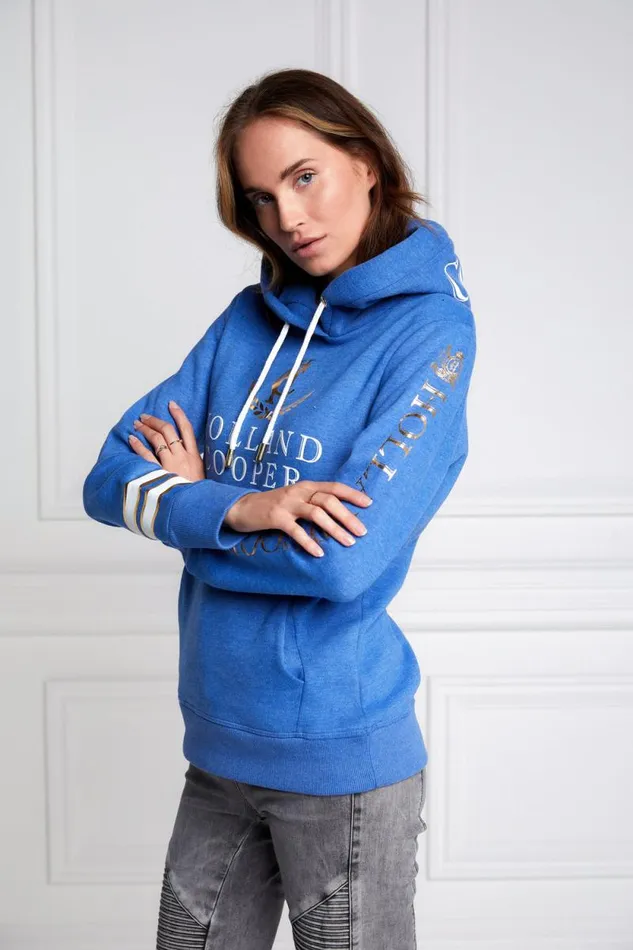 Women HC Heritage Hoodie Cobalt Holland Cooper Hoodies
