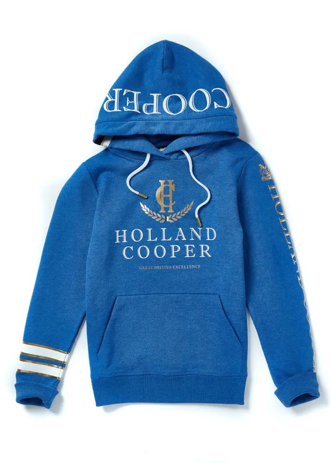 Women HC Heritage Hoodie Cobalt Holland Cooper Hoodies