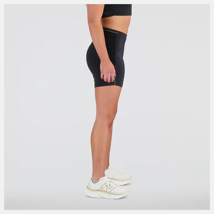Women Impact Run Fitted Short Black New Balance Shorts