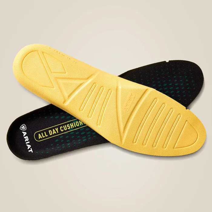 Women Insoles Ariat All Day Cushioning Round Toe Insole Black