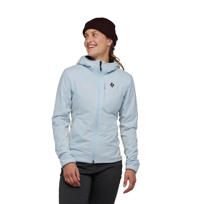 Women Insulation Black Diamond First Light Hybrid Hoody