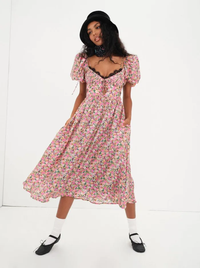 Women Isadora Midi Dress Multi For Love and Lemons Dresses