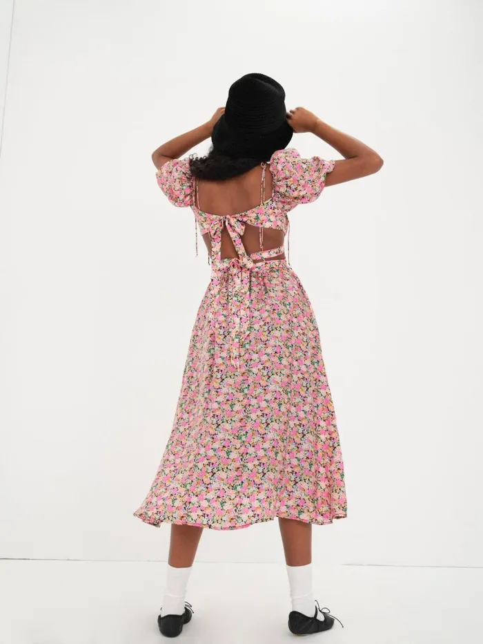 Women Isadora Midi Dress Multi For Love and Lemons Dresses Women Isadora Midi Dress Multi For Love and Lemons Dresses