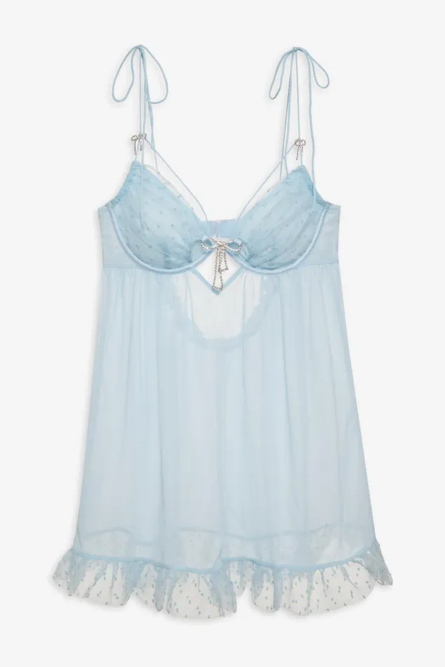Women Izzy Slip Dress Blue For Love and Lemons Lingerie Women Izzy Slip Dress Blue For Love and Lemons Lingerie