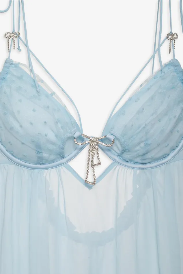 Women Izzy Slip Dress Blue For Love and Lemons Lingerie Women Izzy Slip Dress Blue For Love and Lemons Lingerie