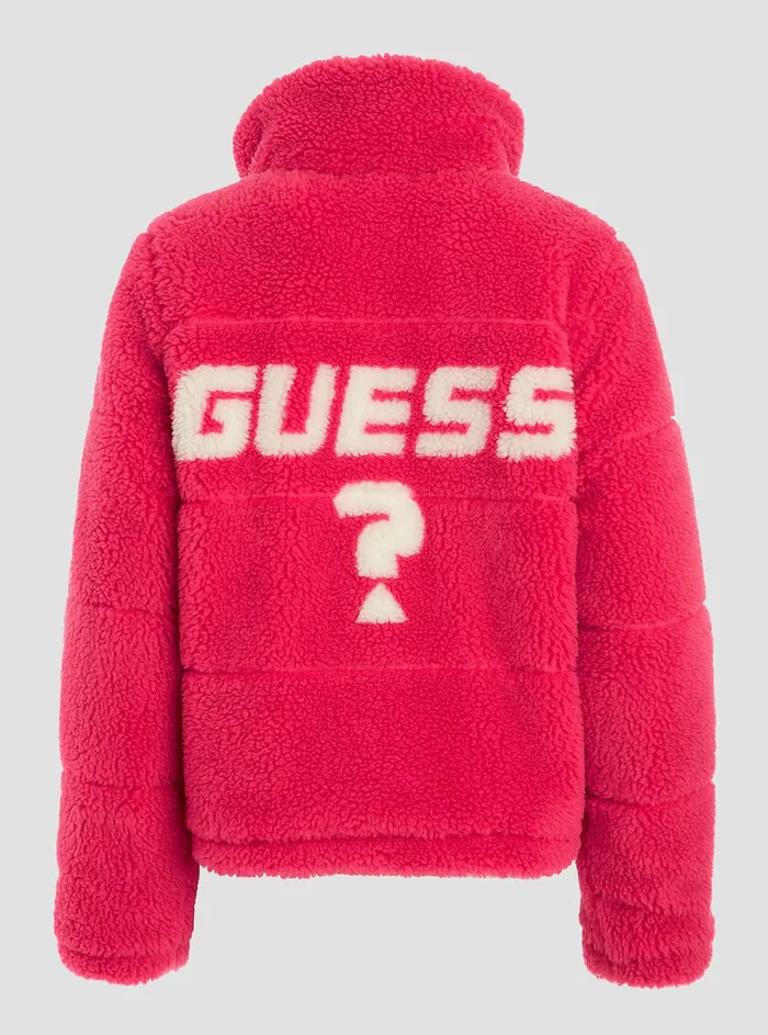 Women Jackets and Coats GUESS Pink Charis Active Reversible Jacket Women Jackets and Coats GUESS Pink Charis Active Reversible Jacket