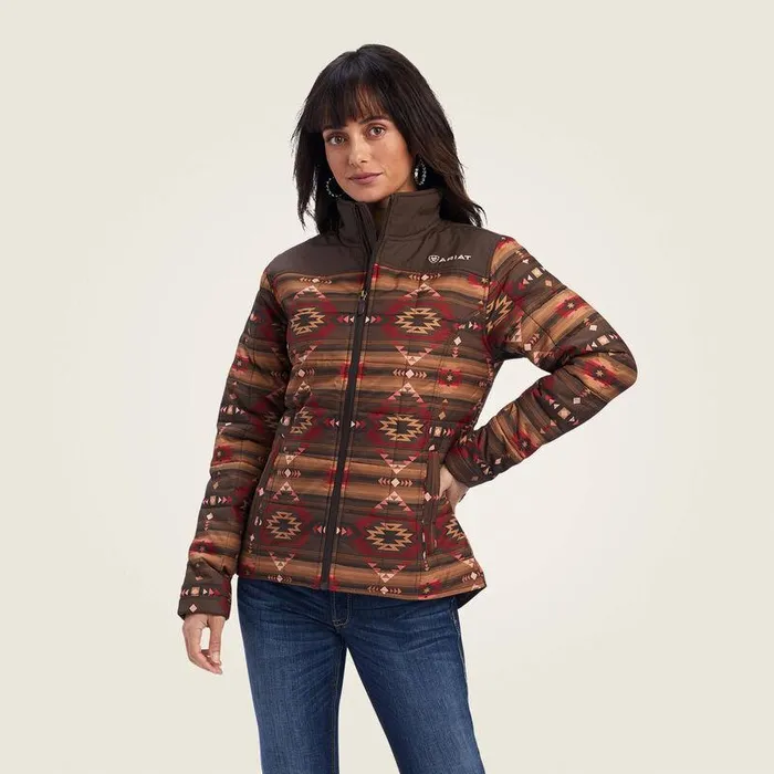 Women Jackets and Vests Ariat Crius Insulated Jacket Canyonlands Print