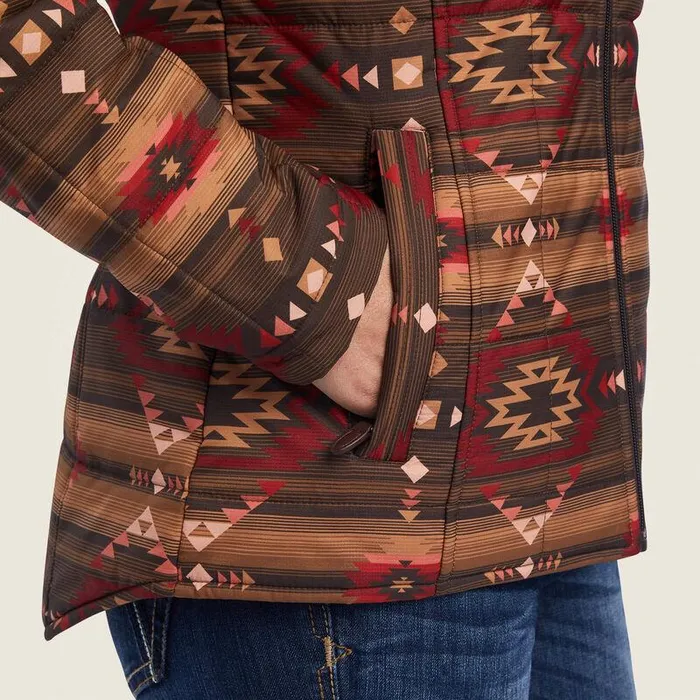 Women Jackets and Vests Ariat Crius Insulated Jacket Canyonlands Print Women Jackets and Vests Ariat Crius Insulated Jacket Canyonlands Print