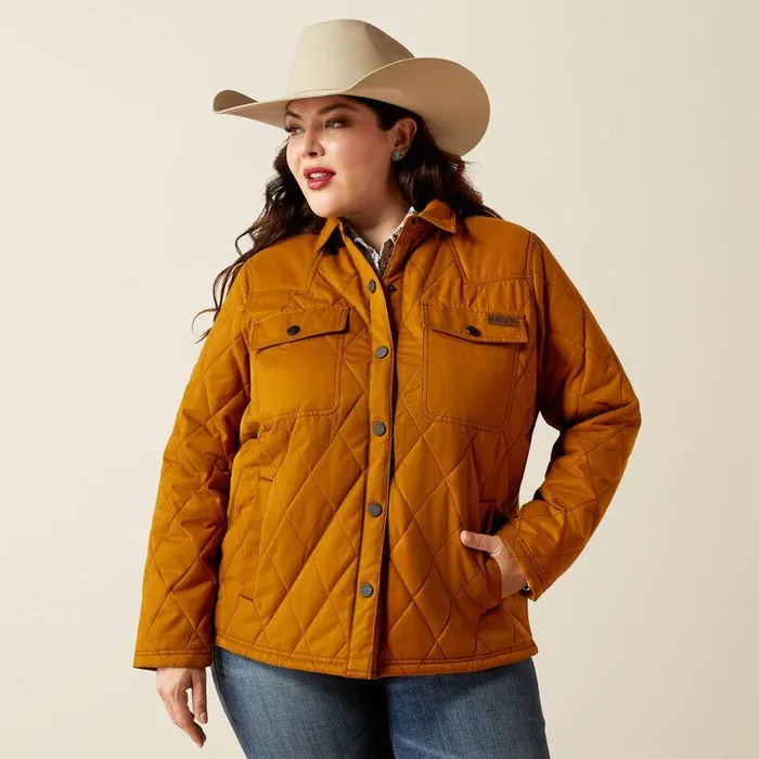 Women Jackets and Vests Ariat Grizzly Quilted Barn Jacket Chestnut Horse Women Jackets and Vests Ariat Grizzly Quilted Barn Jacket Chestnut Horse