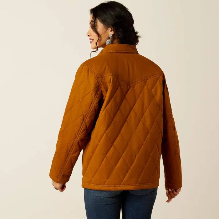 Women Jackets and Vests Ariat Grizzly Quilted Barn Jacket Chestnut Horse Women Jackets and Vests Ariat Grizzly Quilted Barn Jacket Chestnut Horse