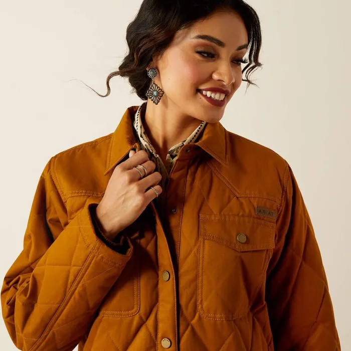 Women Jackets and Vests Ariat Grizzly Quilted Barn Jacket Chestnut Horse Women Jackets and Vests Ariat Grizzly Quilted Barn Jacket Chestnut Horse