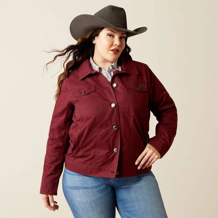 Women Jackets and Vests Ariat Grizzly Rancher Jacket Tawny Port