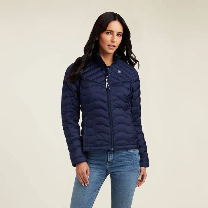 Women Jackets and Vests Ariat Ideal Down Jacket Navy Eclipse