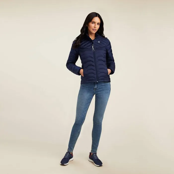 Women Jackets and Vests Ariat Ideal Down Jacket Navy Eclipse Women Jackets and Vests Ariat Ideal Down Jacket Navy Eclipse