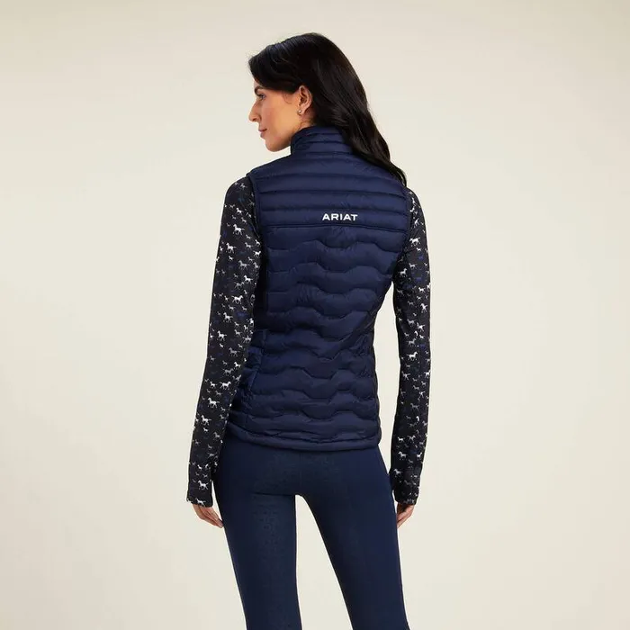 Women Jackets and Vests Ariat Ideal Down Vest Navy Eclipse