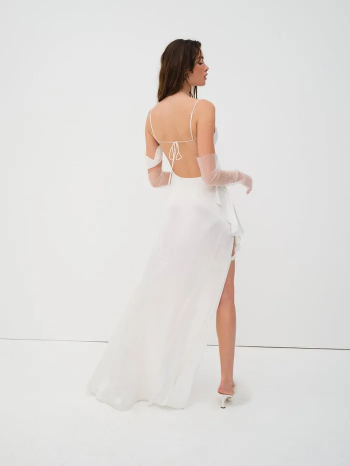 Women James Maxi Dress White For Love and Lemons Dresses