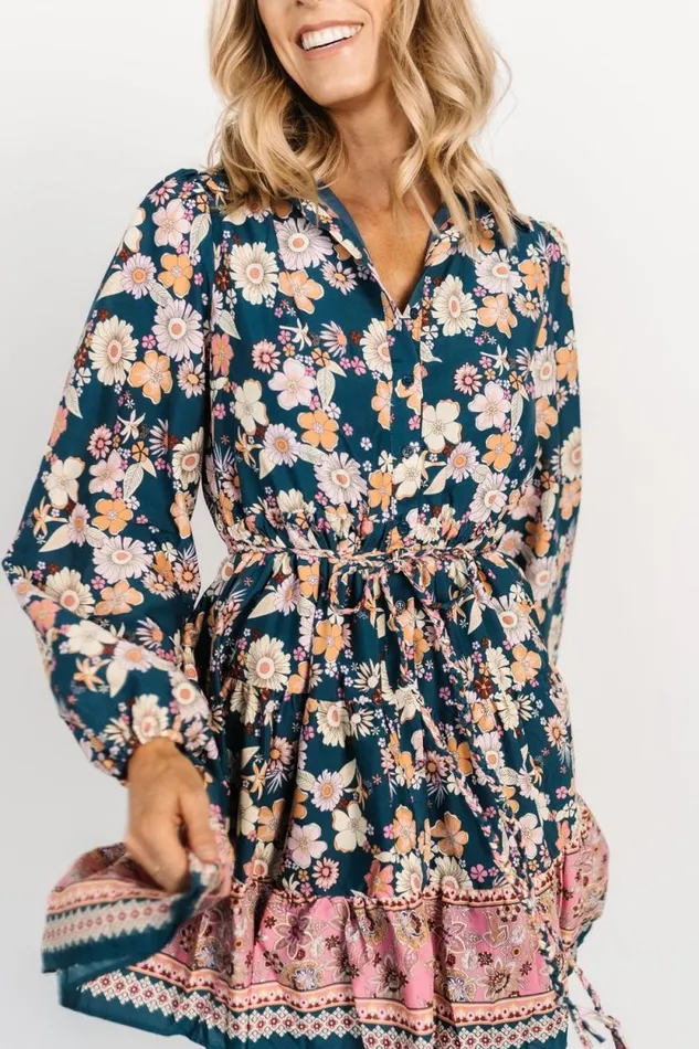 Women Jane Short Dress Jade Multi Baltic Born Short Dresses