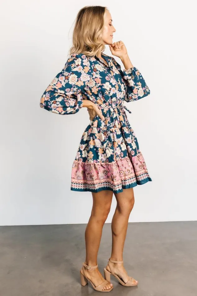 Women Jane Short Dress Jade Multi Baltic Born Short Dresses