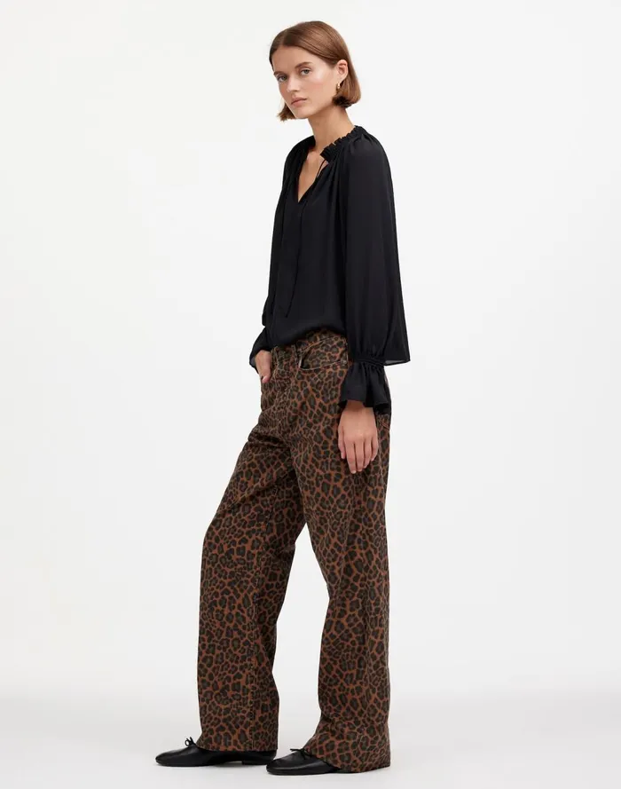 Women Jeans Madewell LowSlung Baggy Jeans Dark Coffee