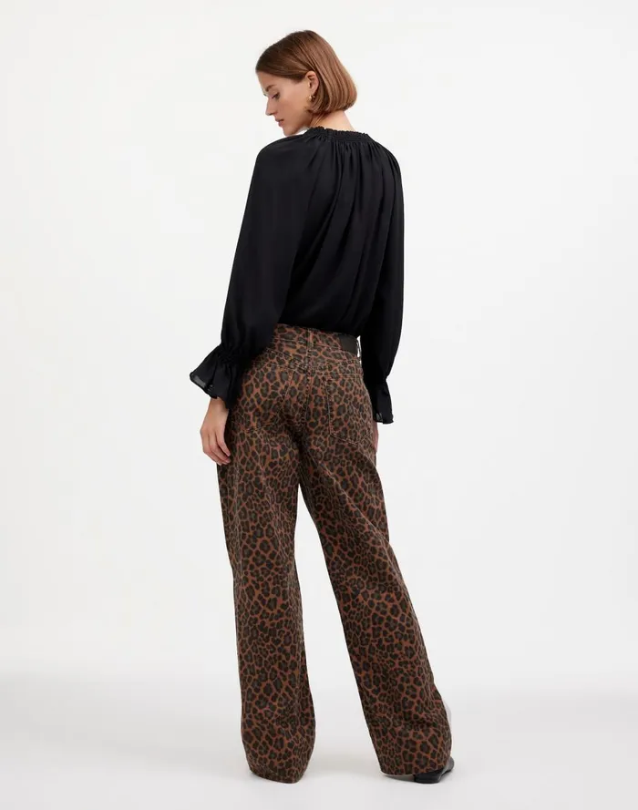 Women Jeans Madewell LowSlung Baggy Jeans Dark Coffee