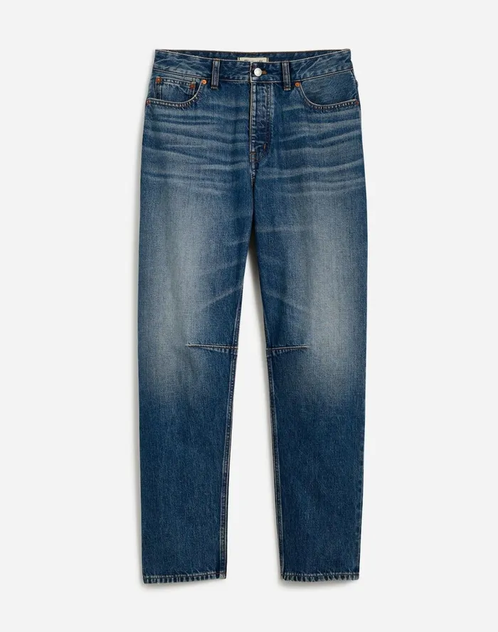 Women Jeans Madewell The Curvy Darted BarrelLeg Jean In Irmo Wash Irmo Wash