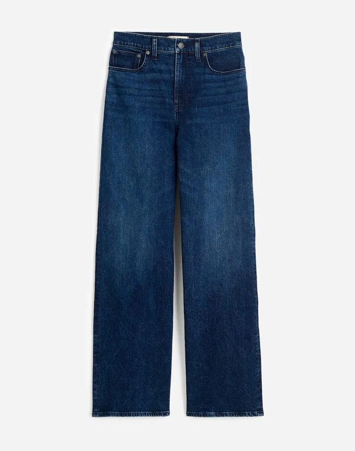 Women Jeans Madewell The Plus Perfect Vintage WideLeg Jean Nighthawk Wash
