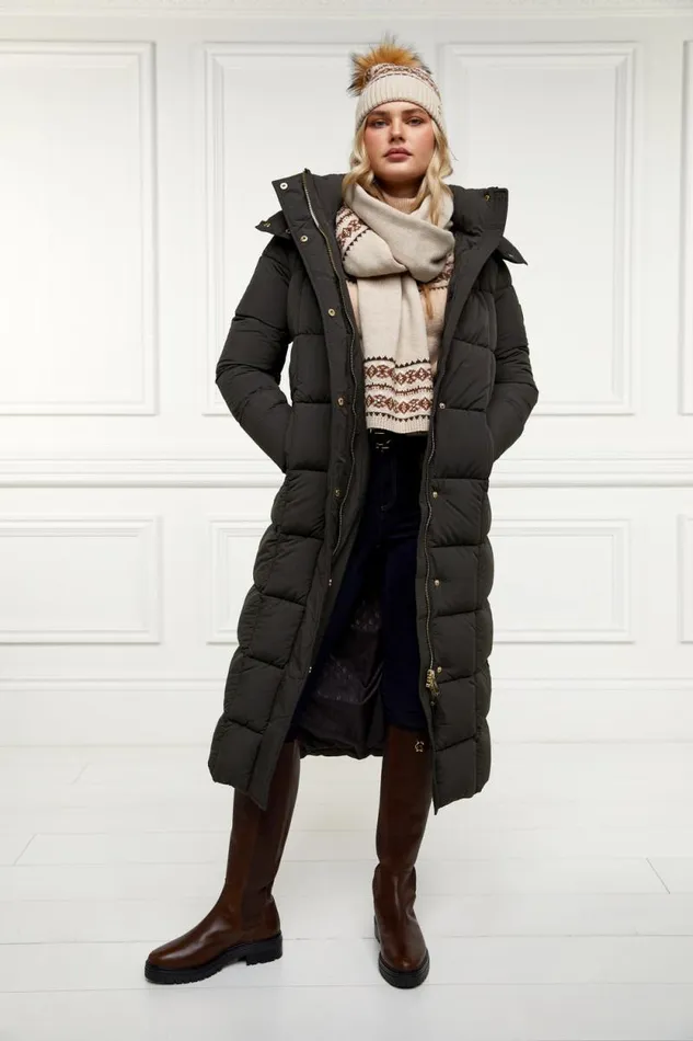 Women Jennifer Fairisle Scarf Light Camel Holland Cooper Scarves Women Jennifer Fairisle Scarf Light Camel Holland Cooper Scarves