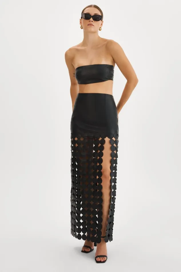 Women KALI MultiCircle Maxi Skirt Black LAMARQUE Skirts
