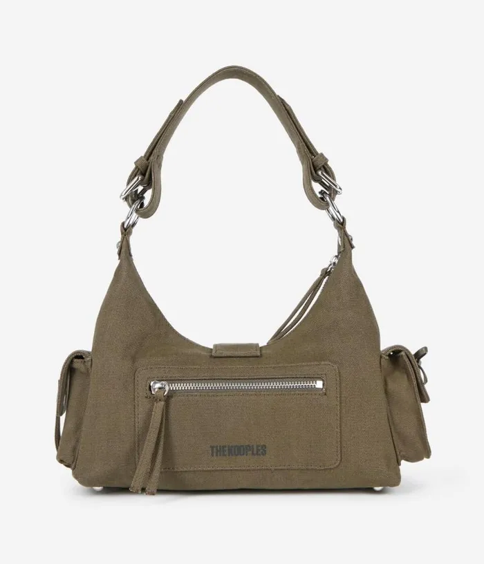 Women Khaki Canvas Amelia Bag THE KOOPLES Bags