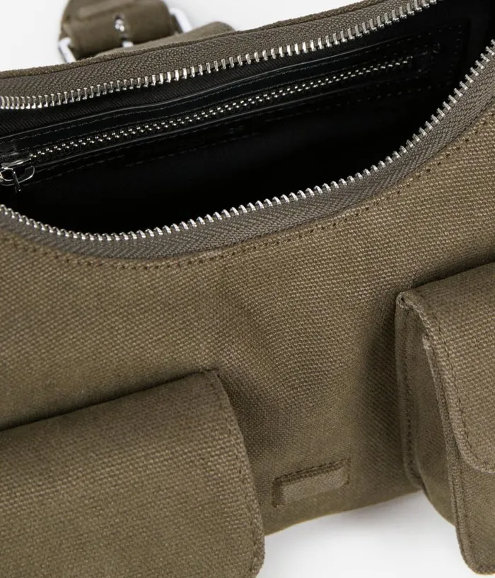 Women Khaki Canvas Amelia Bag THE KOOPLES Bags
