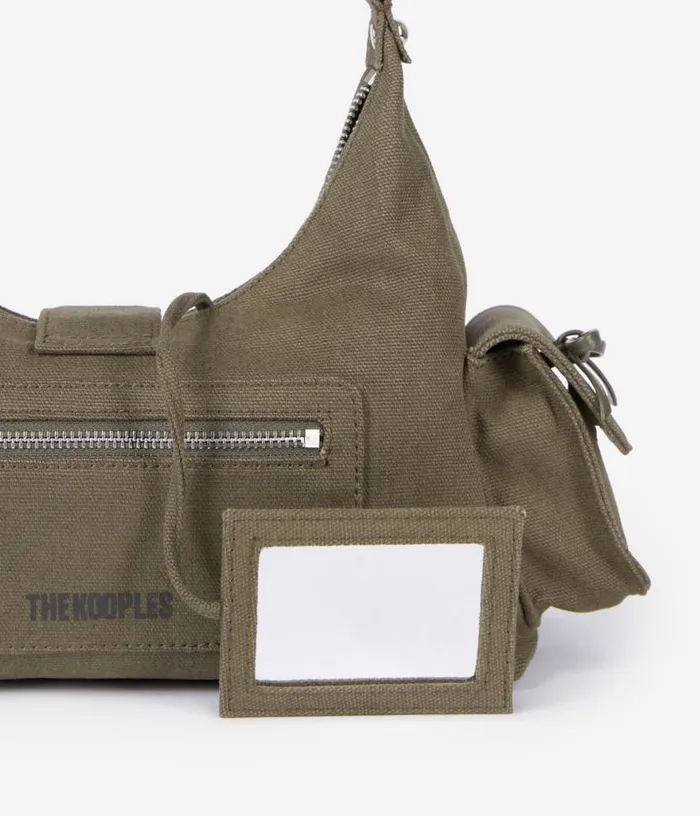Women Khaki Canvas Amelia Bag THE KOOPLES Bags