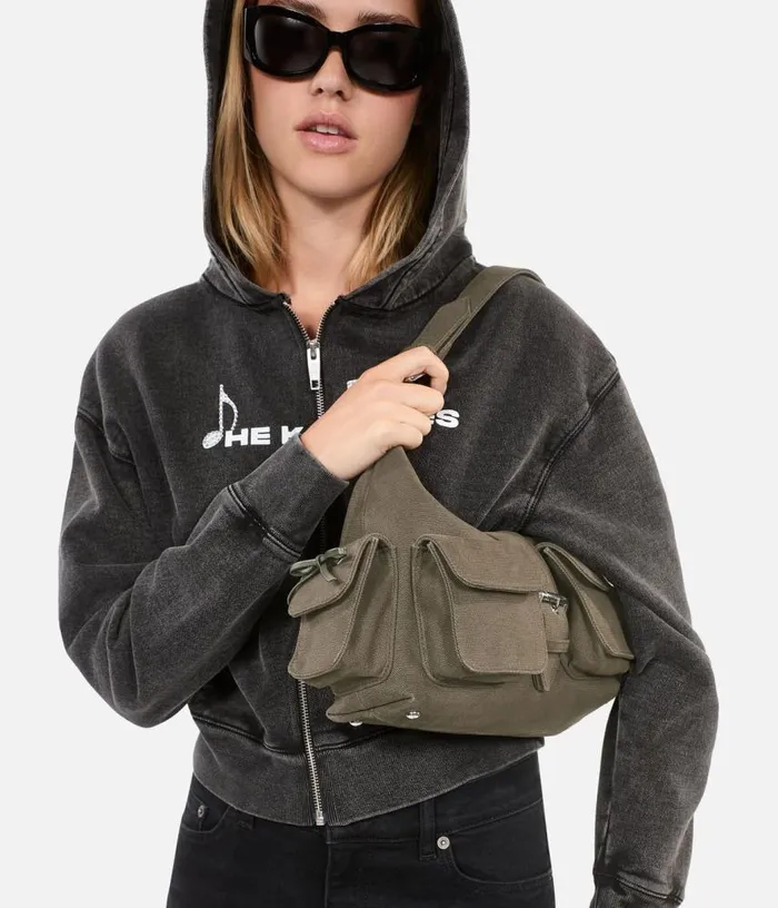 Women Khaki Canvas Amelia Bag THE KOOPLES Bags
