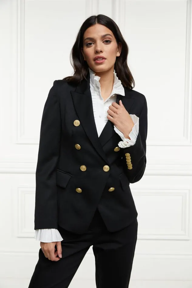 Women Knightsbridge Blazer Black Barathea Holland Cooper Tailoring
