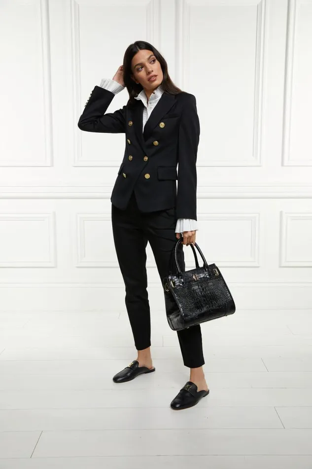 Women Knightsbridge Blazer Black Barathea Holland Cooper Tailoring