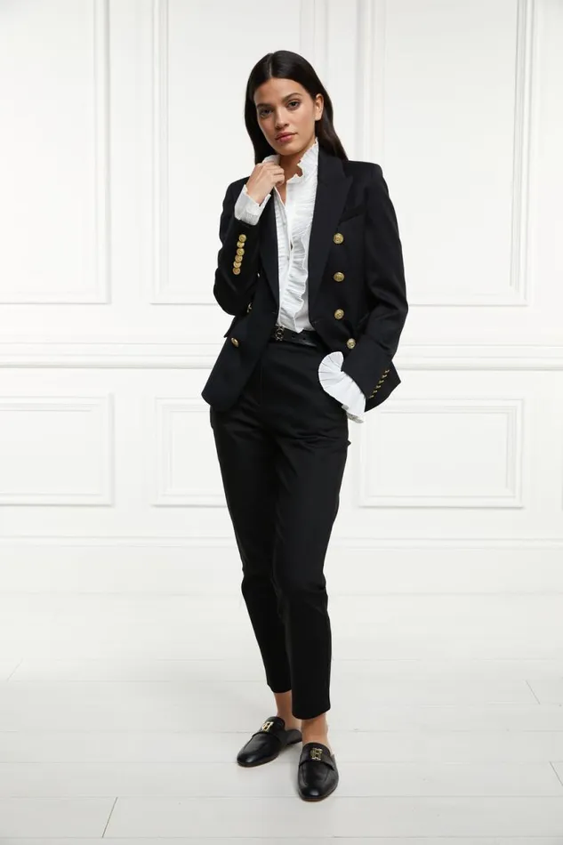 Women Knightsbridge Blazer Black Barathea Holland Cooper Tailoring