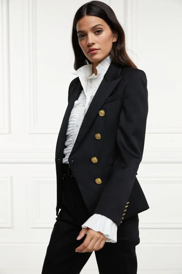 Women Knightsbridge Blazer Black Barathea Holland Cooper Tailoring