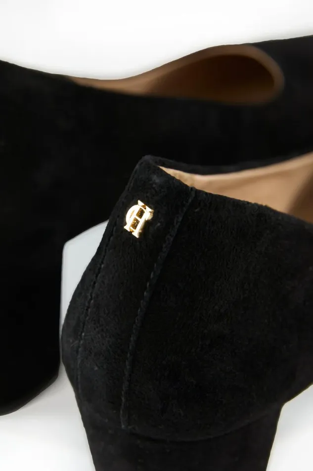 Women Knightsbridge Court Shoe Black Suede Holland Cooper Court Shoe Women Knightsbridge Court Shoe Black Suede Holland Cooper Court Shoe