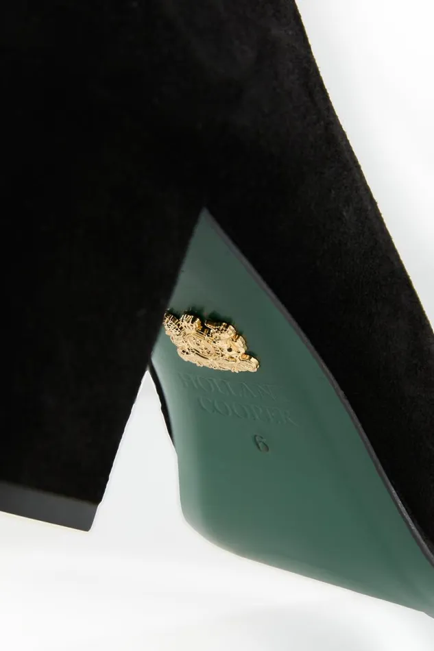 Women Knightsbridge Court Shoe Black Suede Holland Cooper Court Shoe Women Knightsbridge Court Shoe Black Suede Holland Cooper Court Shoe