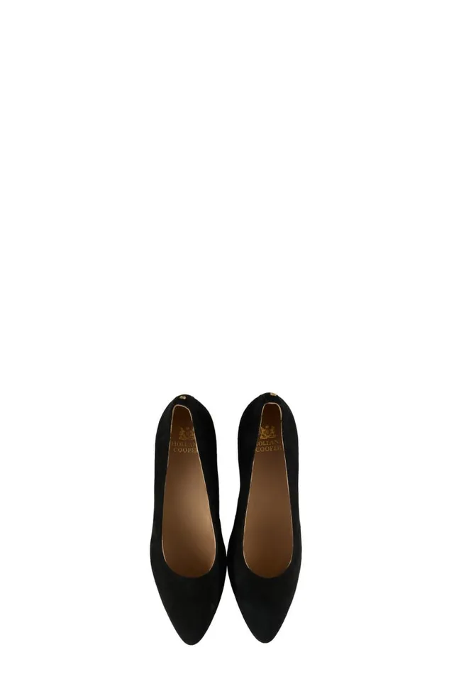 Women Knightsbridge Court Shoe Black Suede Holland Cooper Court Shoe Women Knightsbridge Court Shoe Black Suede Holland Cooper Court Shoe