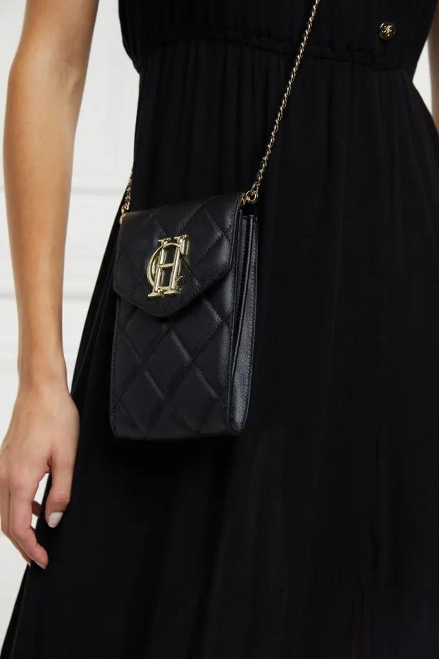 Women Knightsbridge Phone Pouch Black Quilted Holland Cooper Bags Women Knightsbridge Phone Pouch Black Quilted Holland Cooper Bags