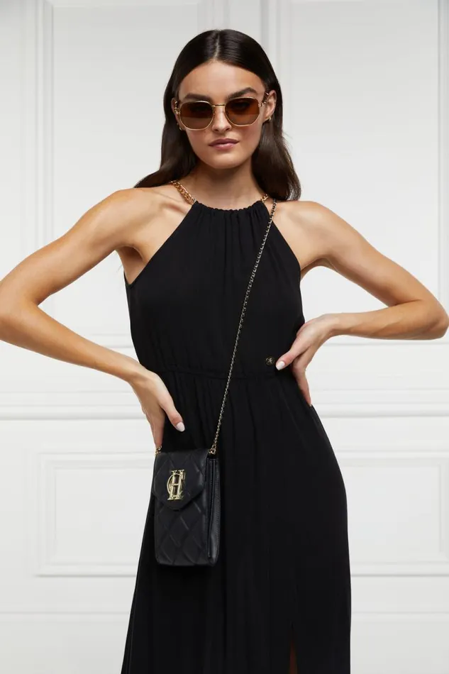 Women Knightsbridge Phone Pouch Black Quilted Holland Cooper Bags Women Knightsbridge Phone Pouch Black Quilted Holland Cooper Bags