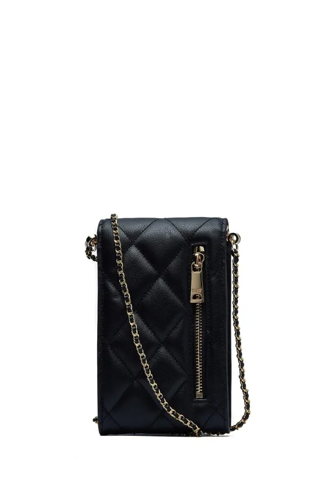 Women Knightsbridge Phone Pouch Black Quilted Holland Cooper Bags Women Knightsbridge Phone Pouch Black Quilted Holland Cooper Bags